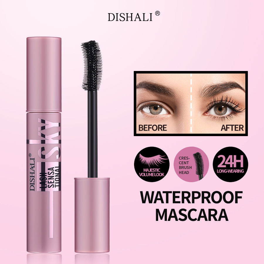 Makeup Eye Lash Mascara Black Waterproof Long Lasting Thick Curling Lengthening Volume Eyelashes Mascara