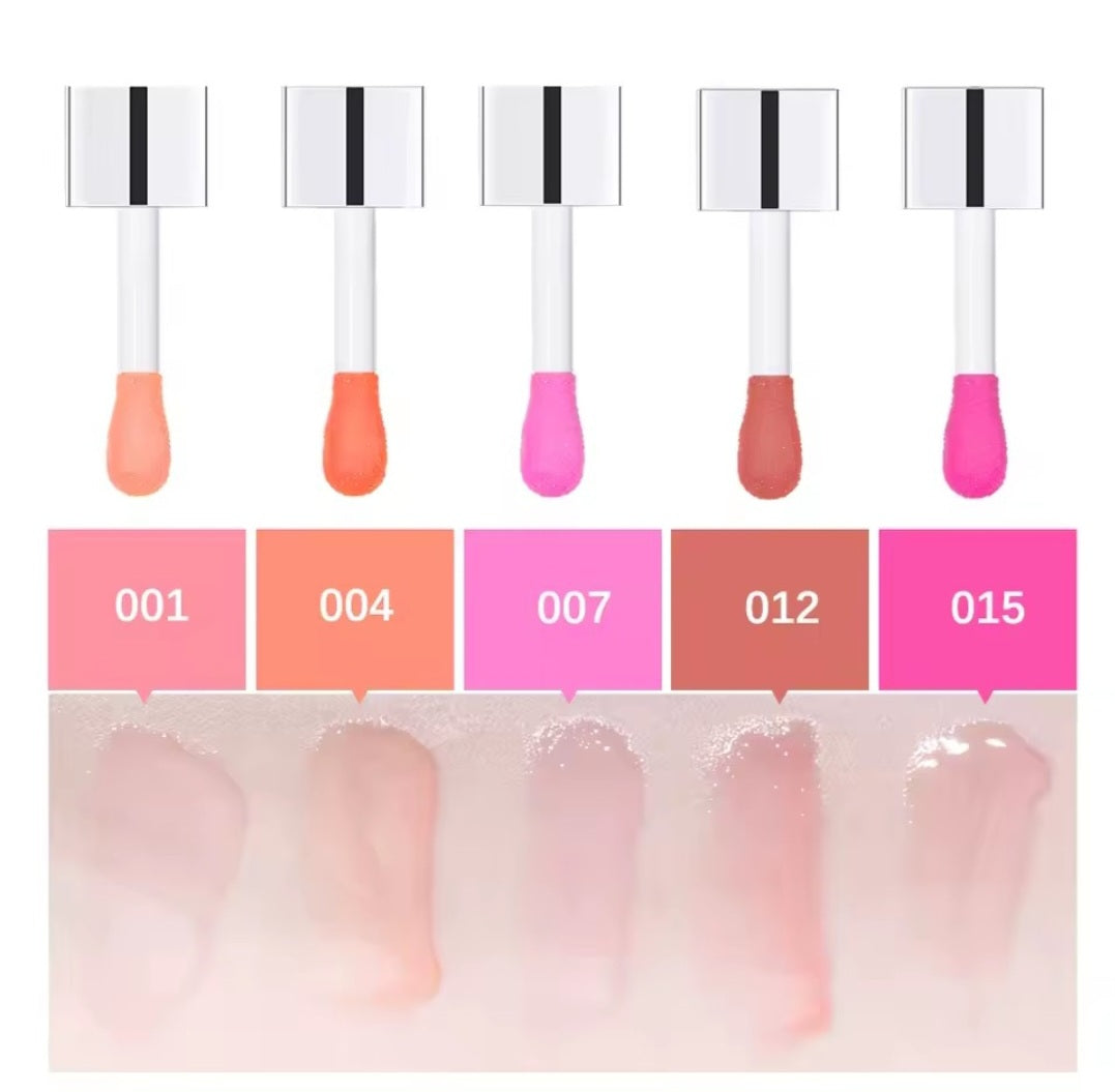 Crystal Jelly Moisturizing Lip Oil  Lip Gloss Makeup  Lip Glow Oil 6ml